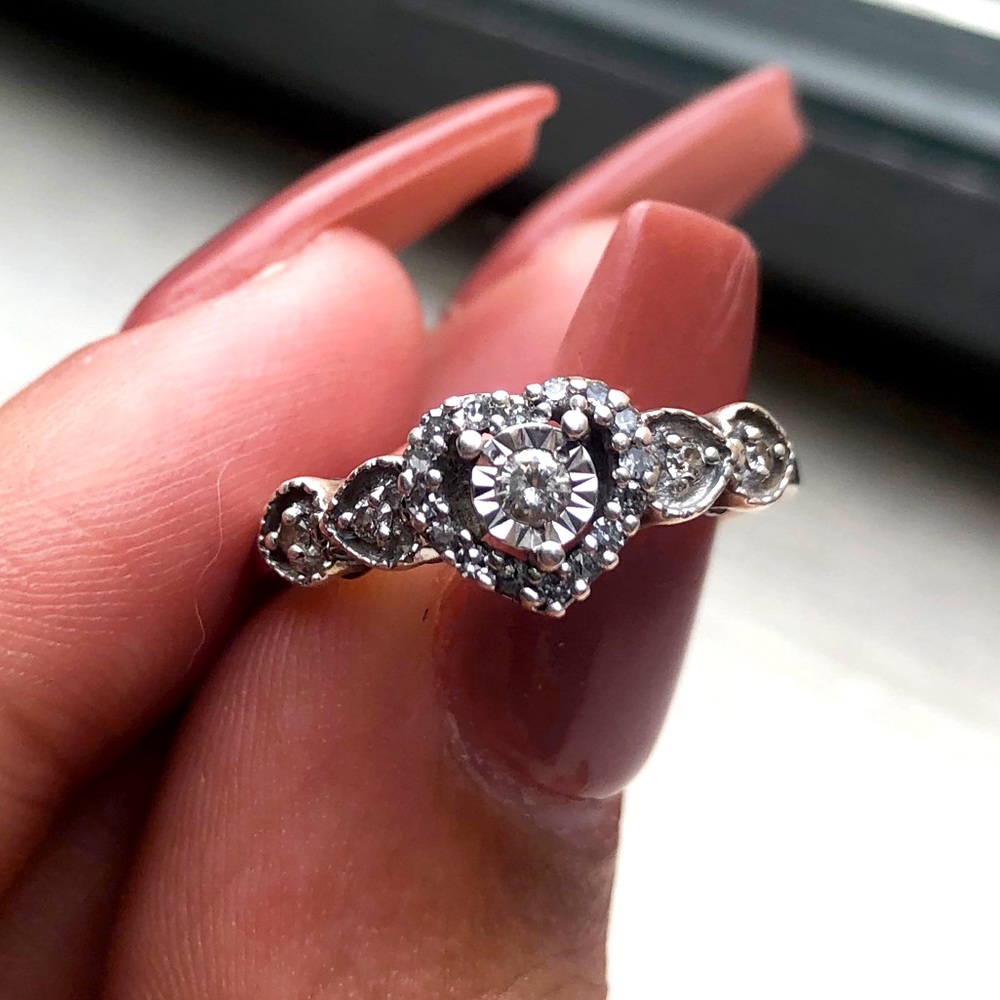 Heart Shaped Diamond Ring